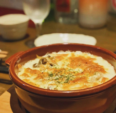 海老と美味キノコのグラタン