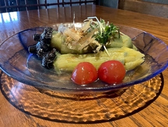 ひんやり　翡翠なす