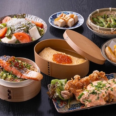 花より魚のコース写真