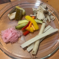 ピクルスの盛り合わせ