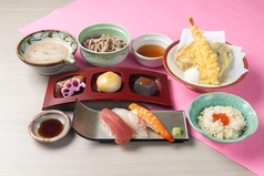彩り寿司とろろ御膳