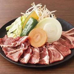 ばくよう亭ジンギスカン(肉野菜セット)　＜Sサイズ＞