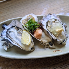 生牡蠣3種食べ比べ