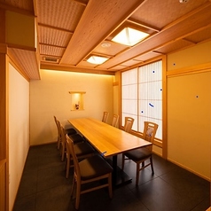 ８名様でご利用頂ける完全個室です。