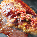 料理メニュー写真&nbsp;明石焼風鉄板たこ焼/大阪風鉄板たこ焼 各
