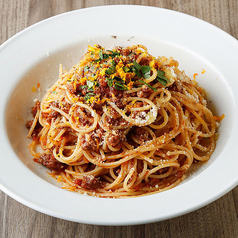 肉屋のミートソースパスタ　～オレンジの香りを添えて～