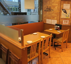 6名様まで座れるお席。