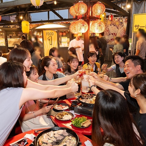 日本一楽しくて元気になれるビアガーデン！栄駅直結！