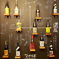 日本酒・焼酎も多数ご用意！推しを見つけてみてください