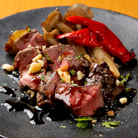 京都上世屋の鹿肉のグリル