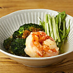 揚げブロッコリーと海老ガーリック