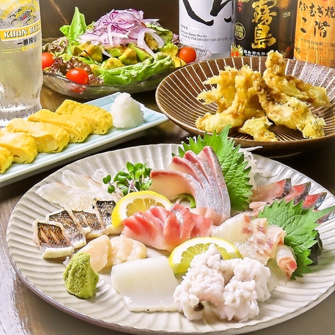 おいでませ！山口名物と地元で採れた新鮮な食材を使用した料理をご堪能！日本酒も豊富