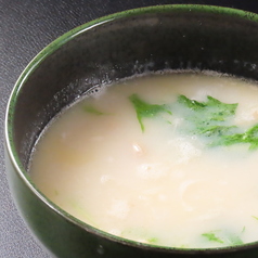 こだわりのある白湯スープ。の写真