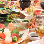 コース料理でくう雅の味を満喫できます♪