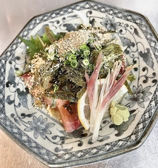 カンパチ胡麻和え