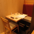 2名様テーブルをご用意しておりますので、カップルでのご利用にもおすすめです。