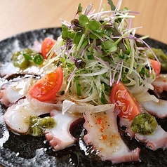 タコのカルパッチョ