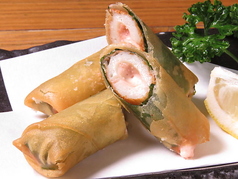 とろける明太チーズ春巻き