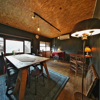 ランチ後は、はなれでゆったりとお過ごしください！