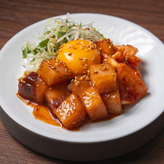 お刺身ぶり大根ユッケ　