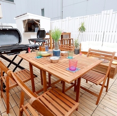 開放的なテラスBBQ！！