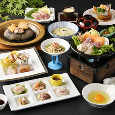 名古屋コーチン 石焼 日本料理 かな和のコース写真