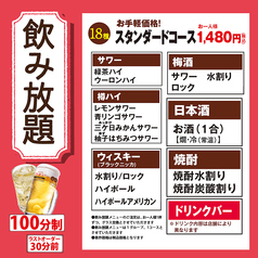 道とん堀 羽村店のコース写真