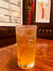 柚子ソーダ、柚子ジンジャー、梅ソーダ、青リンゴソーダ