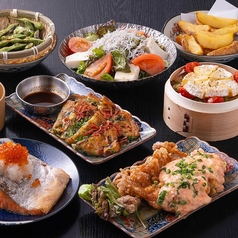 花より魚のコース写真