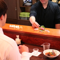  心温まる職人のおもてなし。お客様に寄り添う特等席