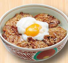 温玉豚カルビ丼