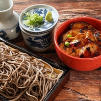 【ランチ】蕎麦×ミニ豚丼セット　ダブルで美味しい♪