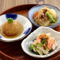 料理メニュー写真 おばんざい三種小盛り