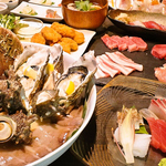宴会コースは飲み放題付で4500円～ご用意。季節のお食事を贅沢に！こころゆくまで満喫ください♪