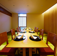 多種多様な個室をご用意。