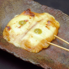 焼きモッツァレラチーズ山葵醤油かけ