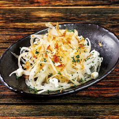 新玉ねぎスライスポン酢とクリームチーズ