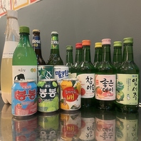 韓国焼酎やマッコリもご用意しております。