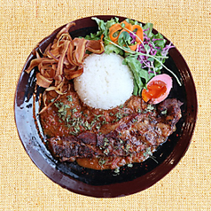 スパイシーチキンカレー&魯肉