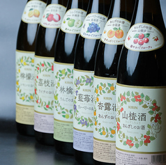  他では味わえない様々な果実酒♪