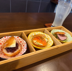 【カフェタイム限定】3種のミニベーグル食べ比べセット