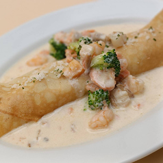 シーフードクレープ