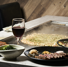 もんじゃだけじゃない！充実の鉄板料理の写真
