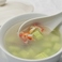 海鮮入り豆腐のとろみスープ/大山鶏と椎茸のスープ