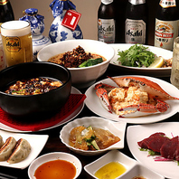 各種宴会に、180分飲み放題付きの贅沢フルコースが充実