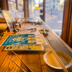 カウンター席は2～3名様でのお食事にぴったりです！