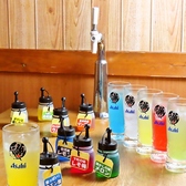 卓上で注いだサワーを自分好みのシロップで仕上げる「0分サワー」やってます!