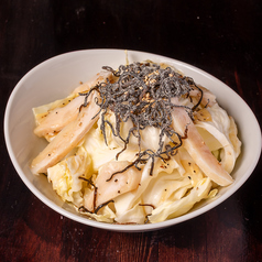 蒸し鶏キャベツ