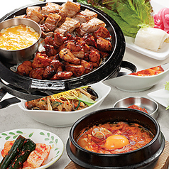 新大久保 チーズキンパ ランチ 韓国料理 プングム TAK店のコース写真