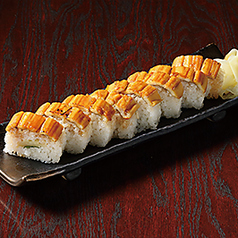 煮穴子押し寿司　4貫